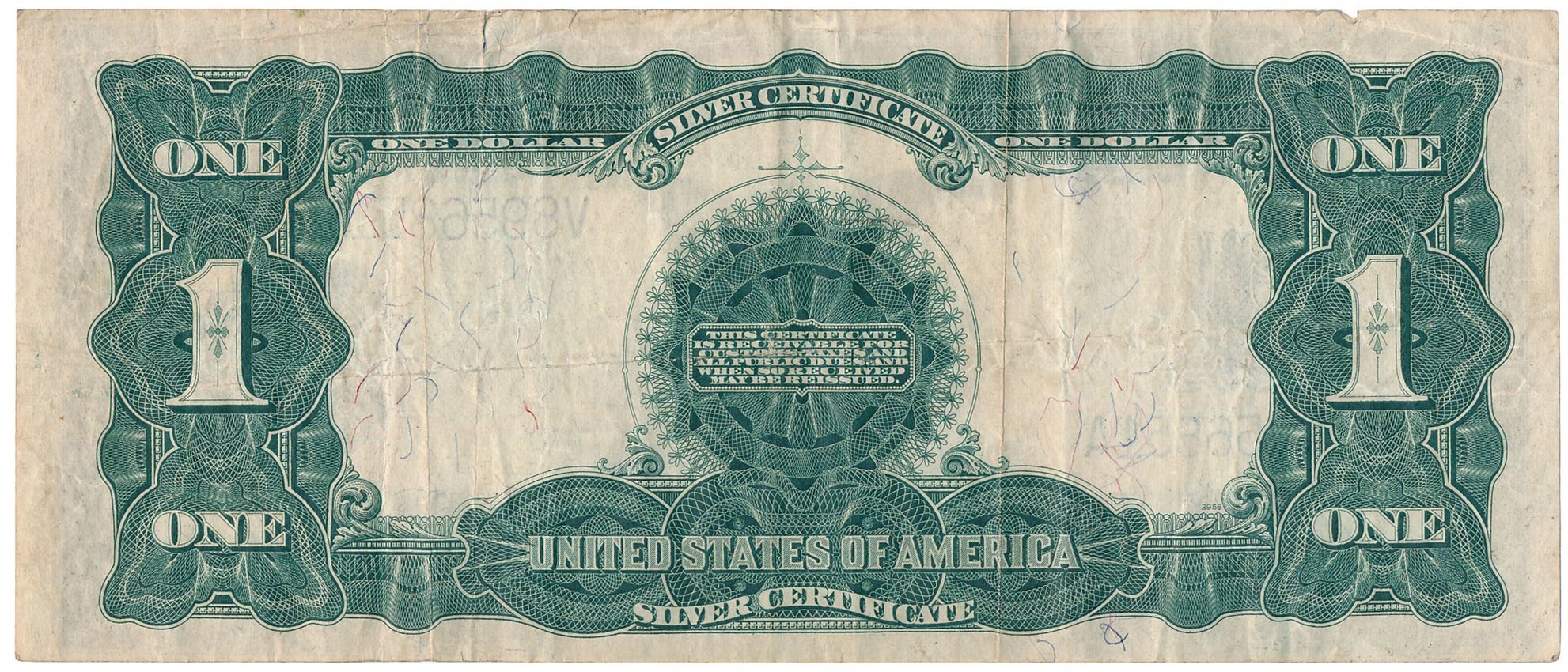 USA. Dolar 1899 Silver Certificate Large size, seria VA